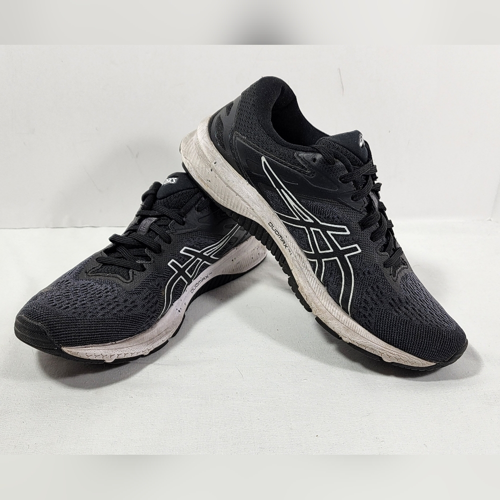 ASICS GT-1000 WOMEN'S RUNNING SHOES, SIZE 9, BLACK - Picture 1 of 10